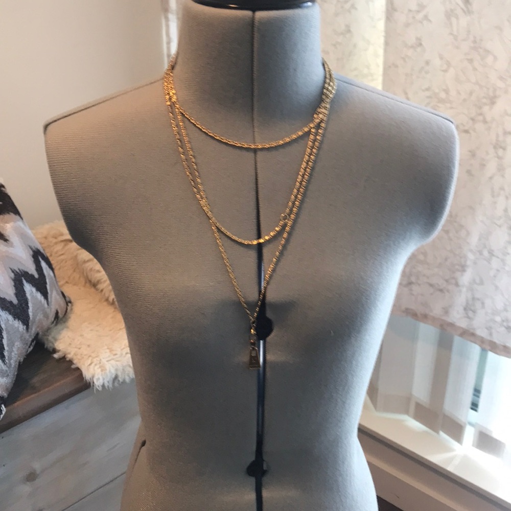 ❤️‍🔥  Reworked (upcycled) Louis Vuitton LV pull / necklace